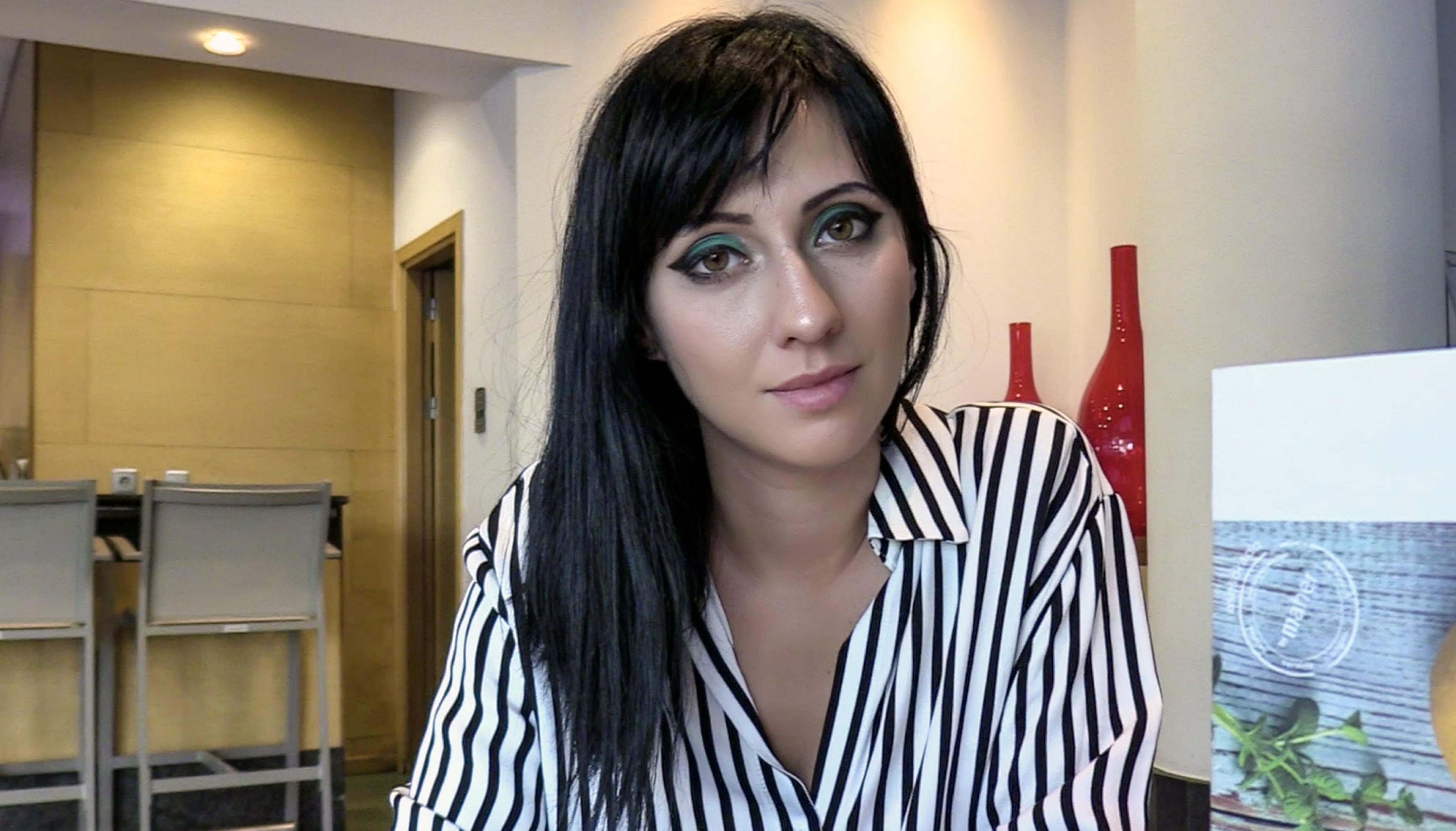 Sherry Vine #1 - Interview Before Bukkake